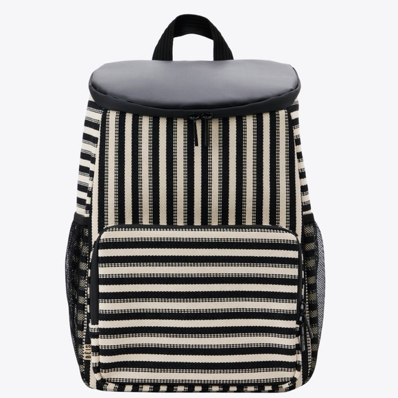 BEIS Handbags - The Backpack Cooler in Black Stripe - BEIS. Like new
